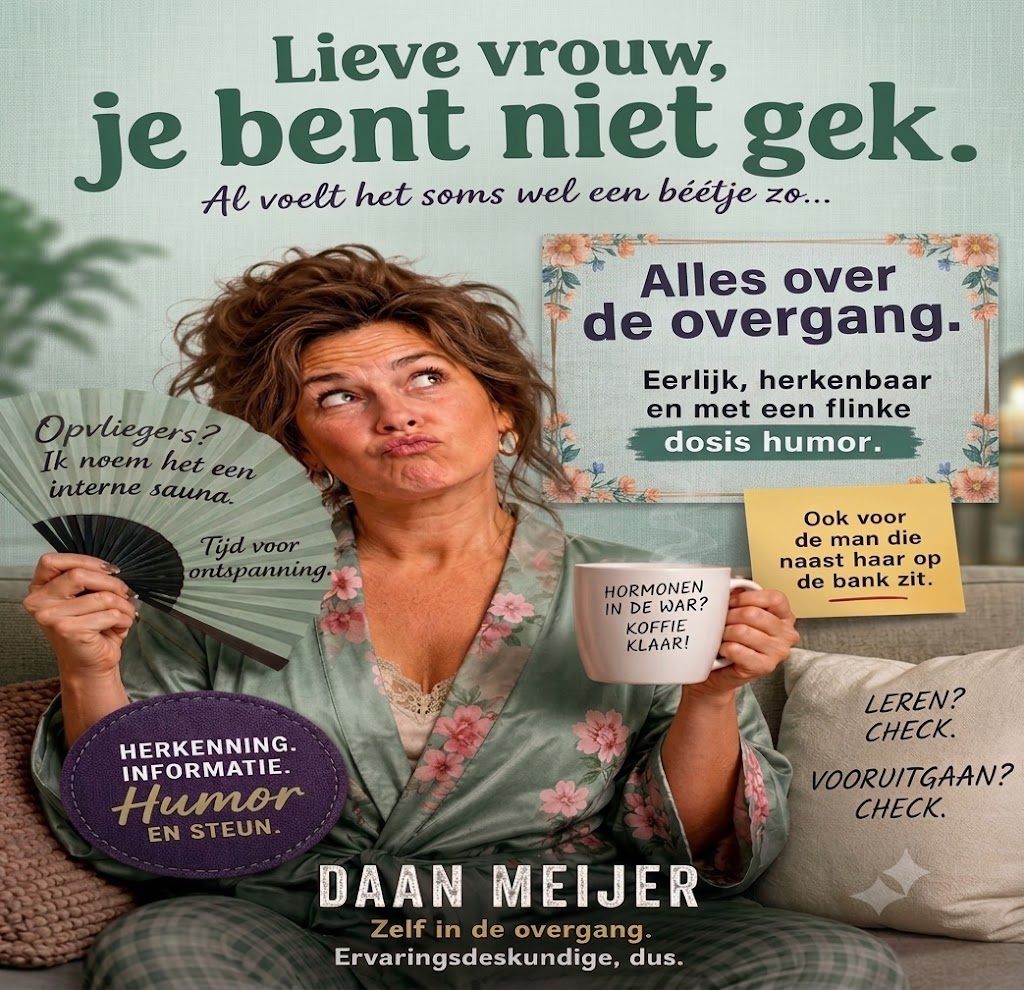 Boekcover: Lieve vrouw, je bent niet gek. van Daan Meijer